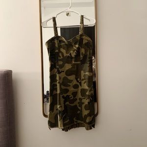 Kendall & Kylie mini camo dress
